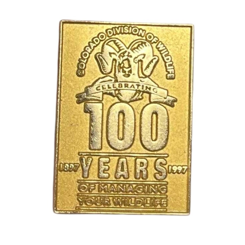 1997 Colorado Division of Wildlife 100 Years Celebratory Pin